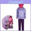 Fantasia Cosplay Estilosa Inside Out 2 Com Tecido de Poliéster Confortável Unissex