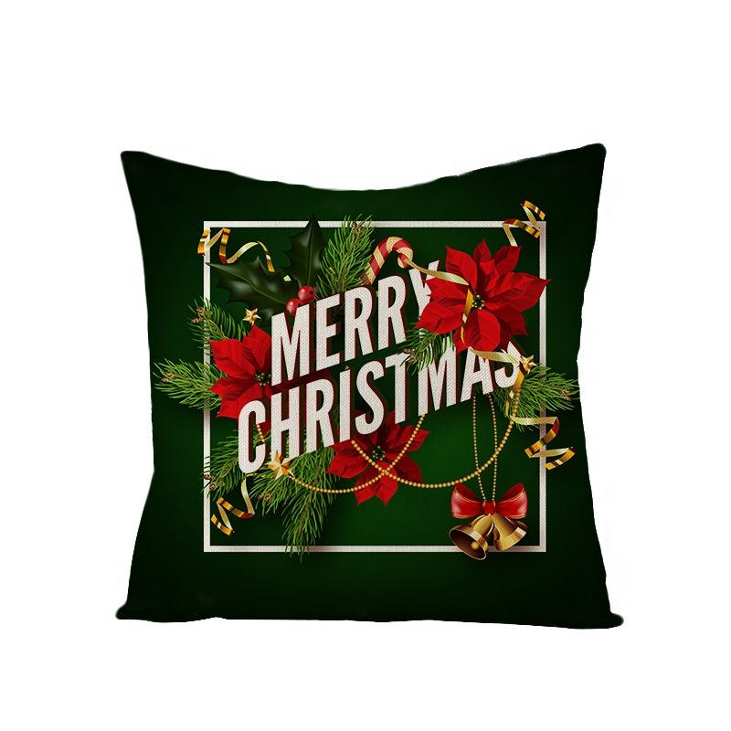 Husa de perna din bumbac in 45*45 Fata de perna de Craciun Perne de canapea Fete de perna Fete de perna Decor pentru casa