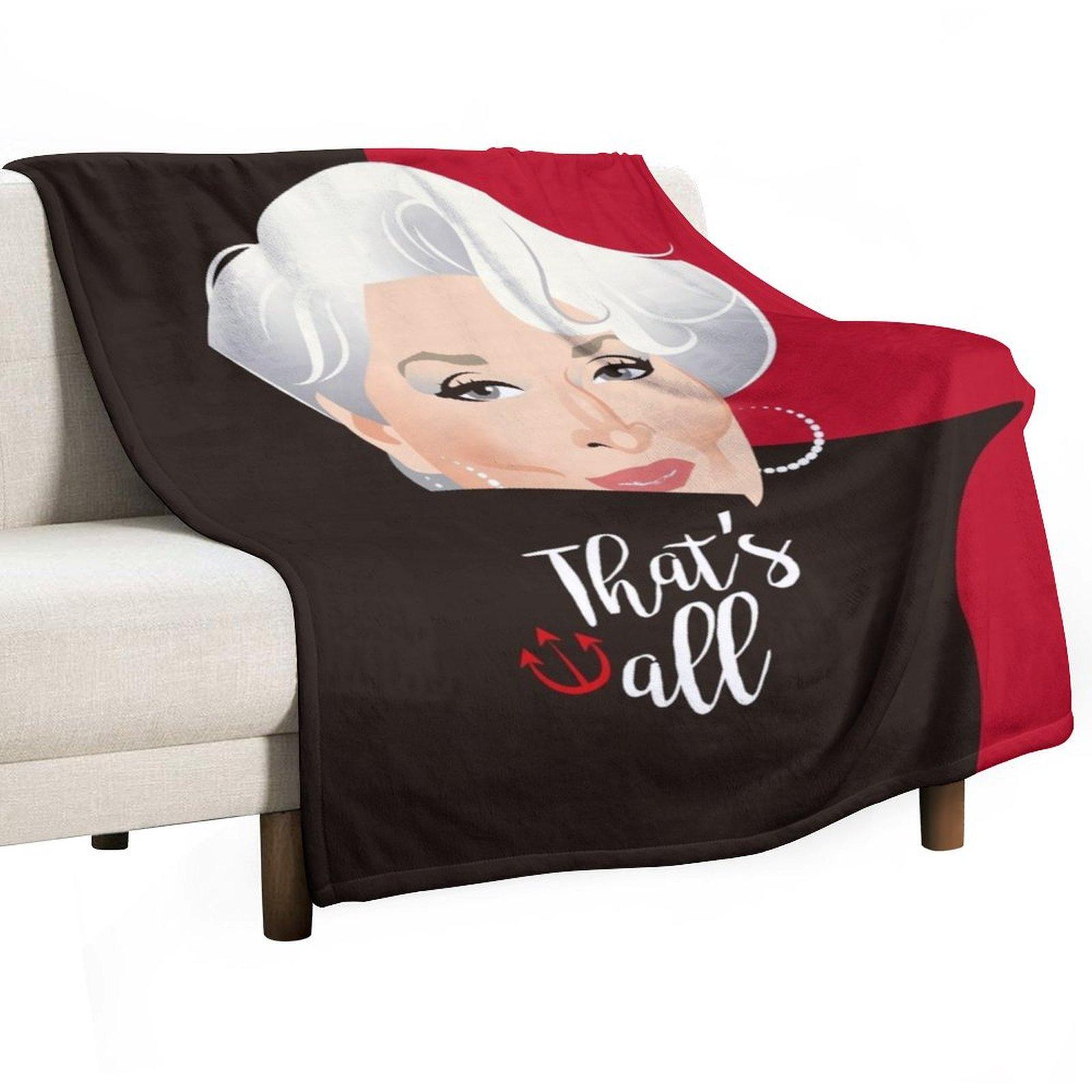 That s all Throw Blanket anime Luxury St Camping Personalized Gift Blankets 30x40in