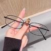 Retro Classic Rectangular Small Frame Glasses For Women Men Ultra Light Clear Reading Spectacle Blue Light Blocking Eyewear