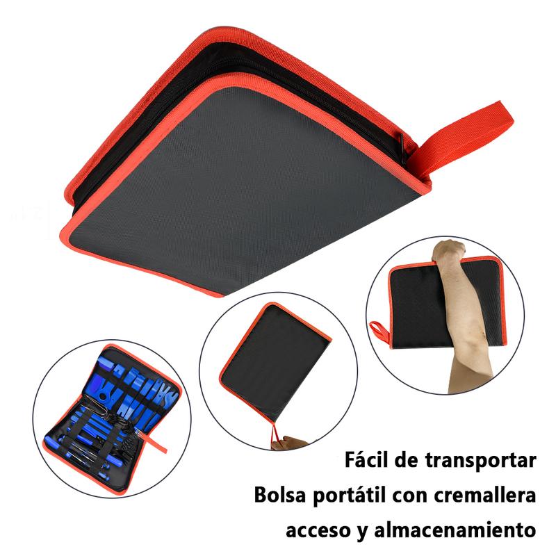 38 Pcs/Set Car Trim Removal Tools Clip Pliers Fastener Remover Stereo Removal Hand-held Disassembly Tools