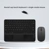 Bluetooth Keyboard Mouse Set Round Keycaps Touch Control for Phone Tablet Laptop iPad Wireless Combo