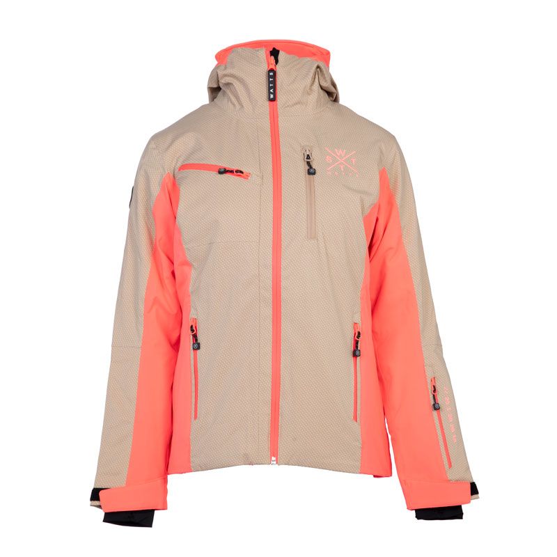 

Женская бежевая лыжная куртка WATTS L бежевый