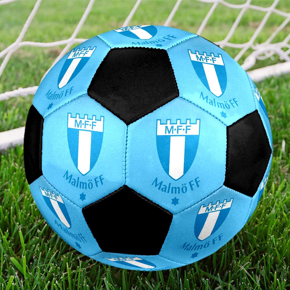 malmö ff Indoor Soccer Ball Colorful Machine Stitched PVC Size 5 Team Training Competition Ready Durable High-Bounce Cool Sports Gift
