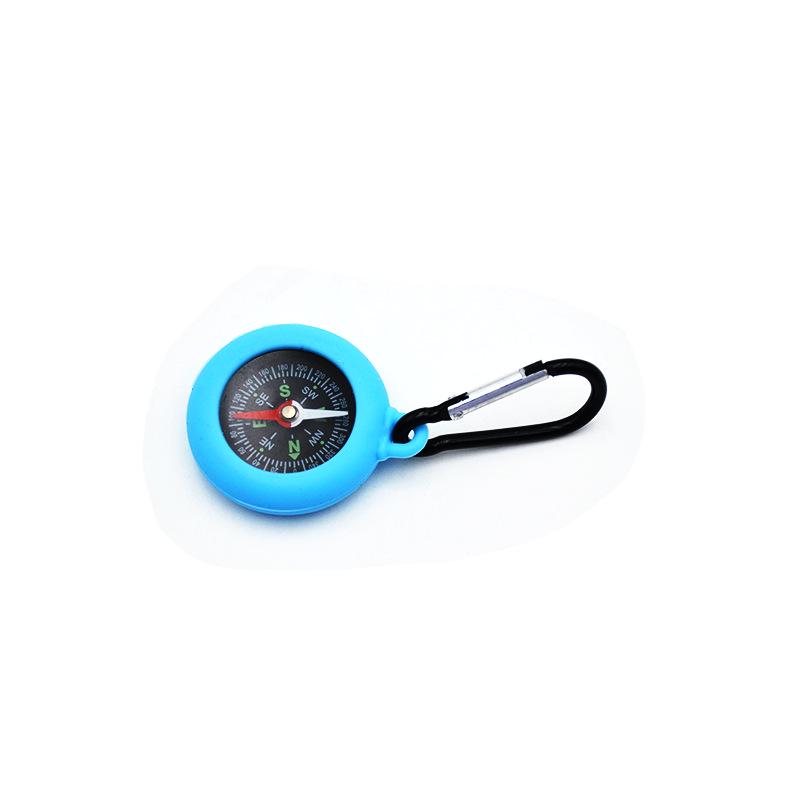 DC30T Camping Student Compass Keychain with Metal Carabiner - Precise Outdoor Navigation