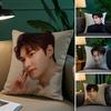 Handsome Star L-Lee Min-ho-MT Popular Pillow Case Comfort Sofa Bed Silky Elegant Invisible Zipper Decorative Cushion Cover