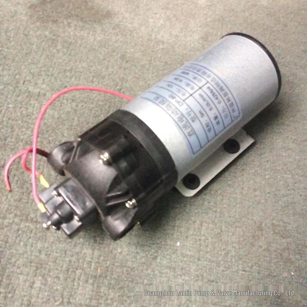 Compact 12V/24V High-Pressure Diaphragm Water Pump DP-60 - Self-Priming Spray Booster