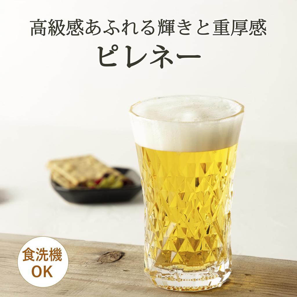 Toyo Sasaki Glass Father's Day Tumbler, Clear, Approx. 285ml, Pyrenees Design, Dishwasher Safe, Made in Japan, P-41102-JAN, Pack of 3