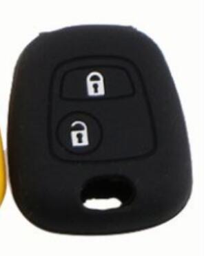New Silicone 2 Button Key Cover Case for Peugeot 206 307 207 408