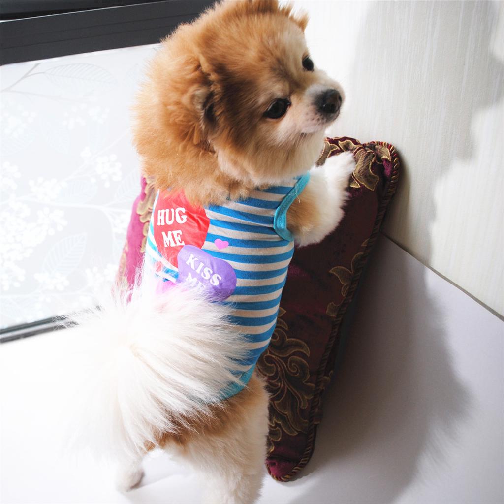 Classic Striped Tank Tops for Dogs Are Comfortable and Breathable