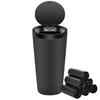 Dotcom Prime Car Trash Drink Holder Includes 115 Trash Black Can, Compact, Odor-Proof, Compatible, Bags,