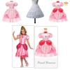 Rozkošný kostým šatů princezny Peach pro děti Ideální na Halloween a hraní rolí