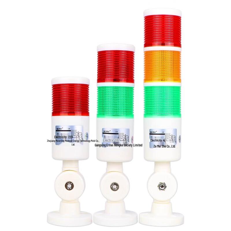 BERM 3-Color LED Industrial Warning Light