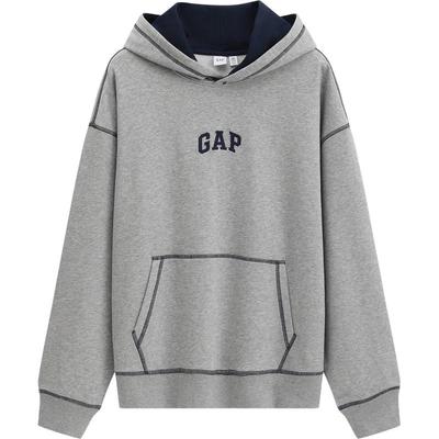 Gap Unisex Logo Embroidered Loose Hoodie