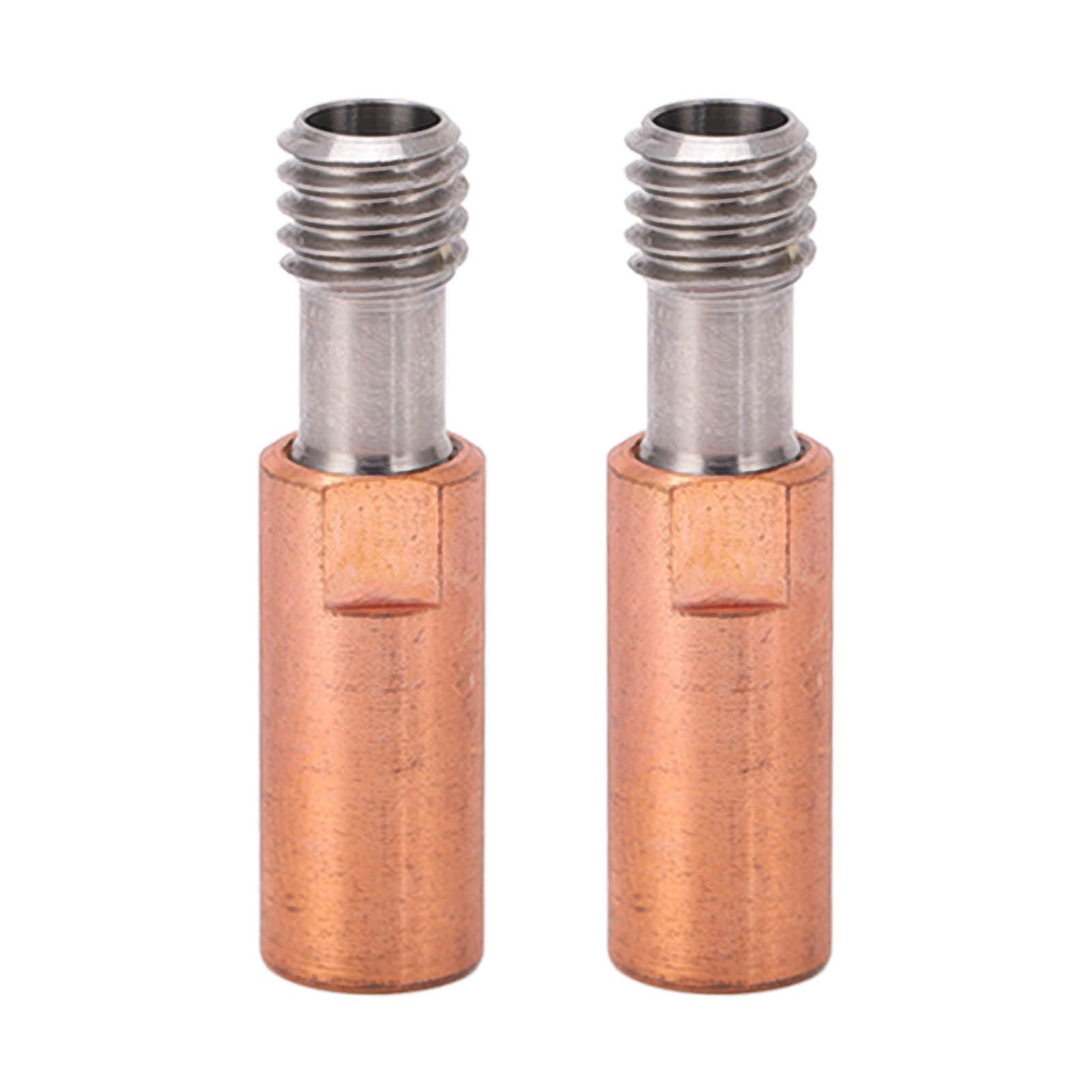 

2Pcs 3D Printer Throat Nozzle Ti Alloy Copper Bimetal for Ender 3 3 V2 3 Pro Hotend