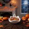 Halloween Theme Ghost Storage Bowl Mold Non-Stick Drip Glue Mold Candy Bowl Mold  DIY Handmade Use