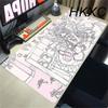 E-Sports Mat Anime Kawaii Girls PC Gaming Mouse Pad Pink PC Office Desk Accessories Large Gamer Non-slip Keyboard Extended Pads