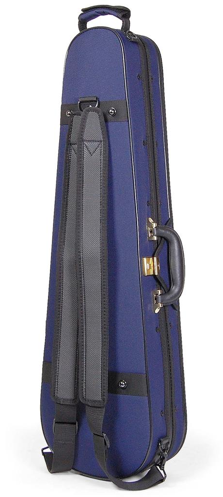 Super Light Triangular Shaped Violin Case, Blue