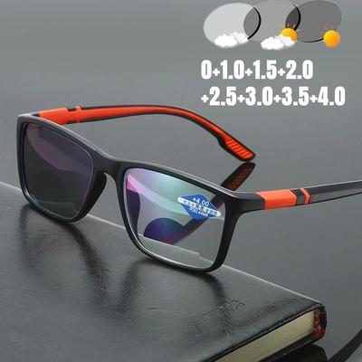 Occhiali Fotocromatici alla Moda per Uomo Donna Outdoor Nuovi Eleganti Occhiali da Lettura Intelligenti a Cambiamento di Colore Occhiali per Presbiopia