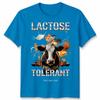 Lactose Tolerant Funny Unisex T Shirt Tee Humor Slogan Graphic Top