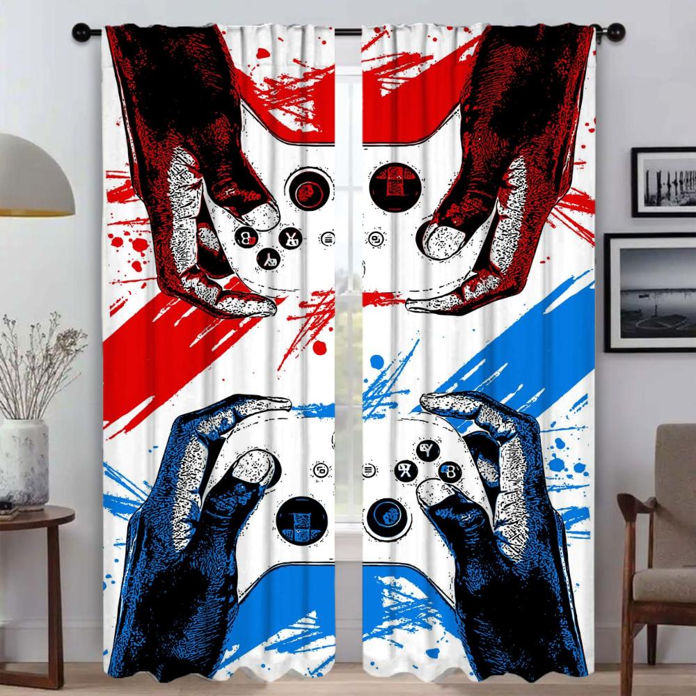 Blackout Curtains Camera Play Stations Window Curtain Room Panel Home Interior Partition Blinds Shades Living Made Of Polyester Washable
