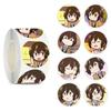 500 Stück/Rolle Anime Aufkleber Thema Siegel Etiketten Aufkleber Für DIY Geschenk Backen Verpackung Umschlag Dekor Schreibwaren Geschenk