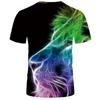 Fashion 3d T-shirt Animal Lion Shirt Camiseta 3d T Shirt Men Funny T Shirts Mens Clothing Casual Fitness TeeTop Tiger Tshirt