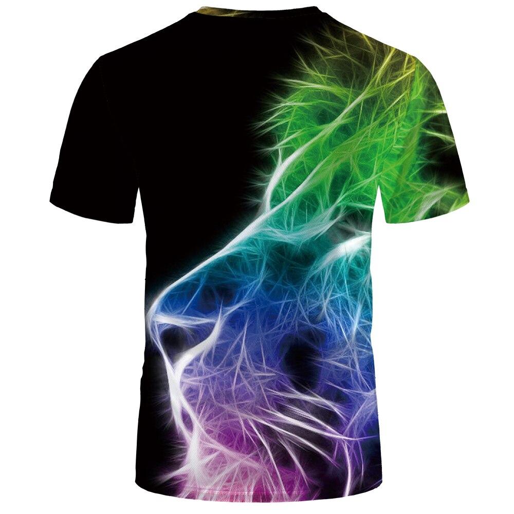 Fashion 3d T-shirt Animal Lion Shirt Camiseta 3d T Shirt Men Funny T Shirts Mens Clothing Casual Fitness TeeTop Tiger Tshirt