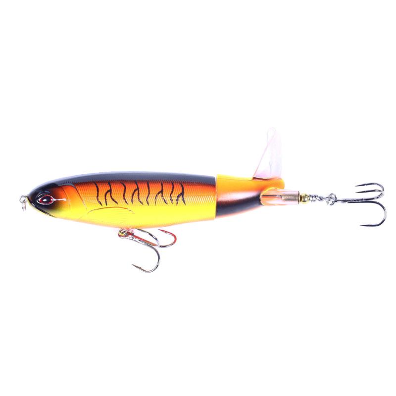 

1 шт., Whopper Plopper, 10 см/13 г, приманка для верхней воды, искусственная жесткая приманка, мягкая вращающаяся хвостовая рыболовная снасть, рыболовная приманка