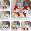 Scarf Teddy Bear Plush Toys Cartoon Stuffed Dolls Room Decorations Kid Gift Xmas