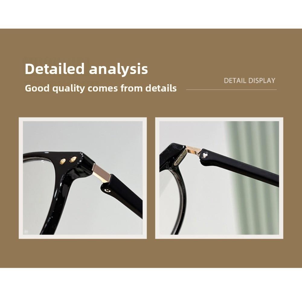 Fashion Anti-blue Light Retro Full-frame Myopia Glasses for Women and Men Classic Oval Frame High Quality Eyeglasses 0 To -4.0