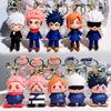 Portachiavi Figure Q Version Jujutsu Kaisen Gojo Satoru Yuji Itadori Modello Espositore Giocattolo Gashapon Scatola Cieca Collezionabile Anime