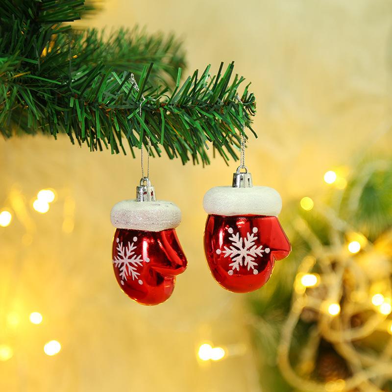 2pcs/set Christmas Tree Hanging Ornament Red White Candy Cane Pendant Navidad Home Xmas Gifts New Year Christmas Decor 2025