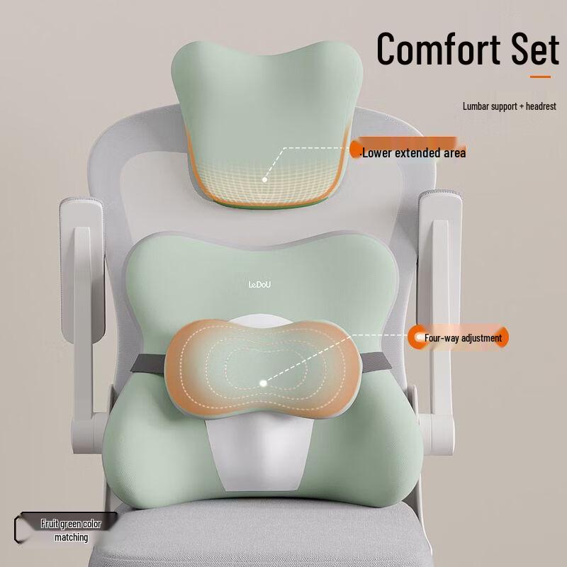 Ergonomic Head & Neck Pillow for Computer Chairs