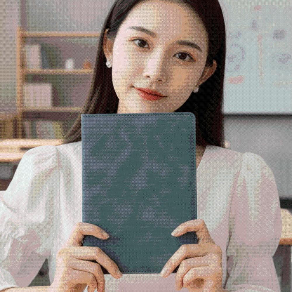 Sleek Hardcover a5 Notebook Minimalist Soft Touch Notepad Skin Feel Journal Daily Journaling