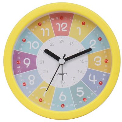 Vaikams žadintuvas, tylus, netiksinantis, analoginis žadintuvas, naktinis laikrodis miegamajam, biurui