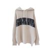 Retro Hong Kong-style Hooded Sweater Pullover Autumn and Winter New Thickened Medium and Long Loose Knitted Sweater Top Women