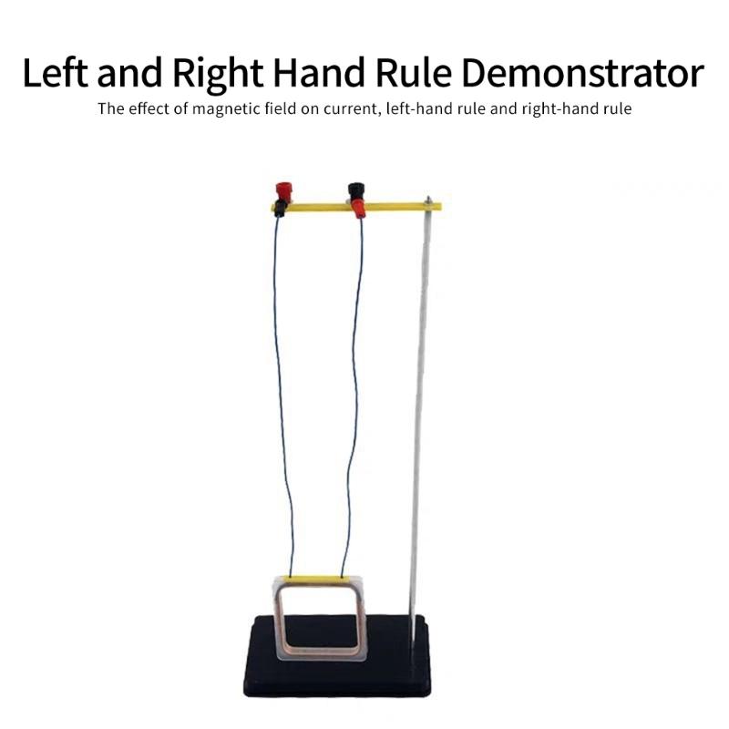 Portable Left Right Hand Rule Demonstrator Physics Teaching Aid Electromagnetics Induction Experiment Supplies for Lab