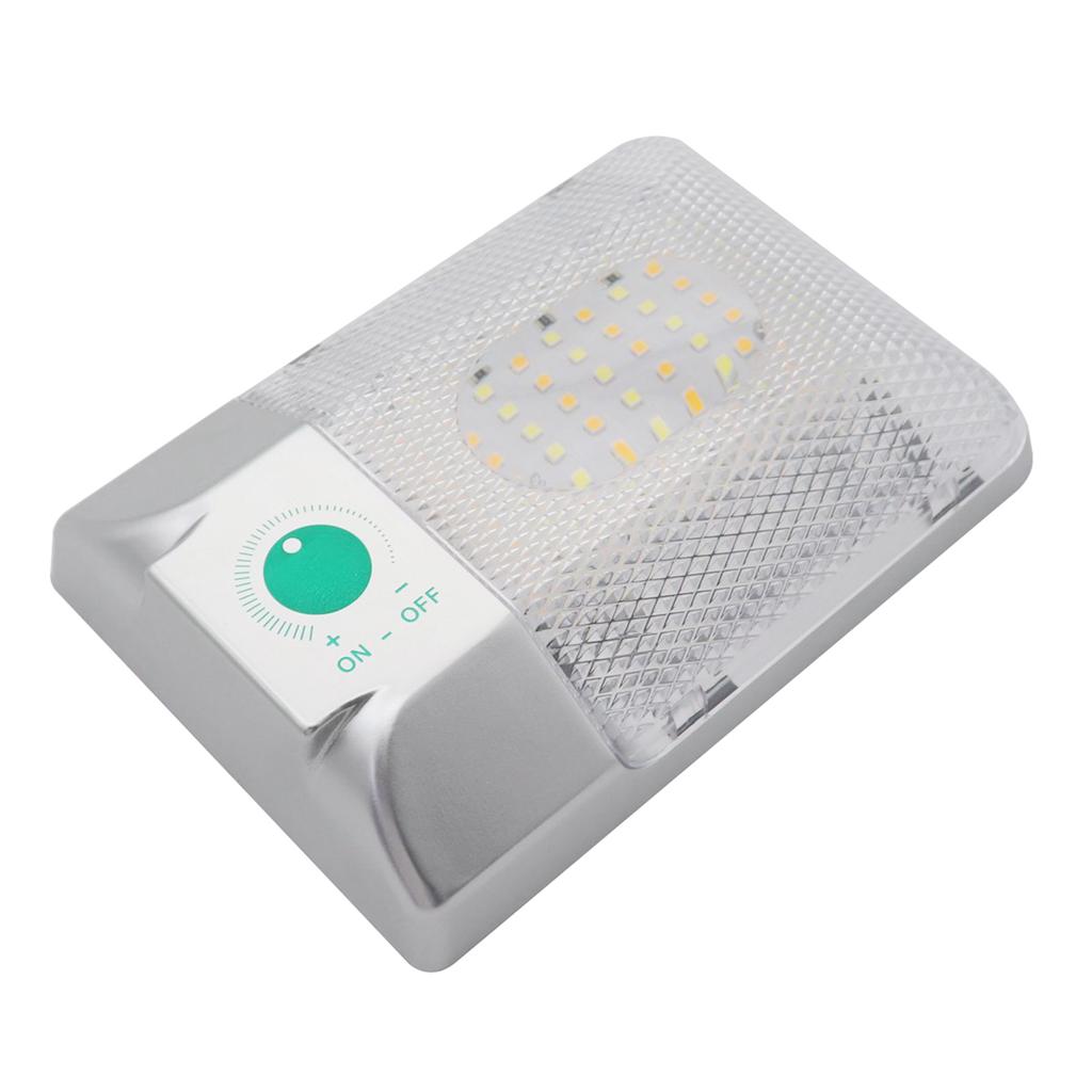 RV LED Ceiling Light, 90 LED 1600LM Dimmable Touch Control 6000 6500K White Light IP50 with ON OFF for RV Trailer Boat