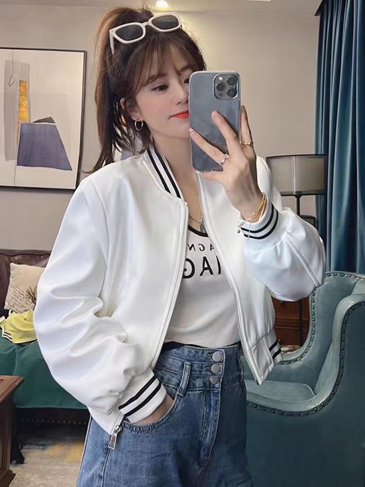 Women's 2023 High-End Loose Baseball Jacket - Autumn/Spring Street Fashion