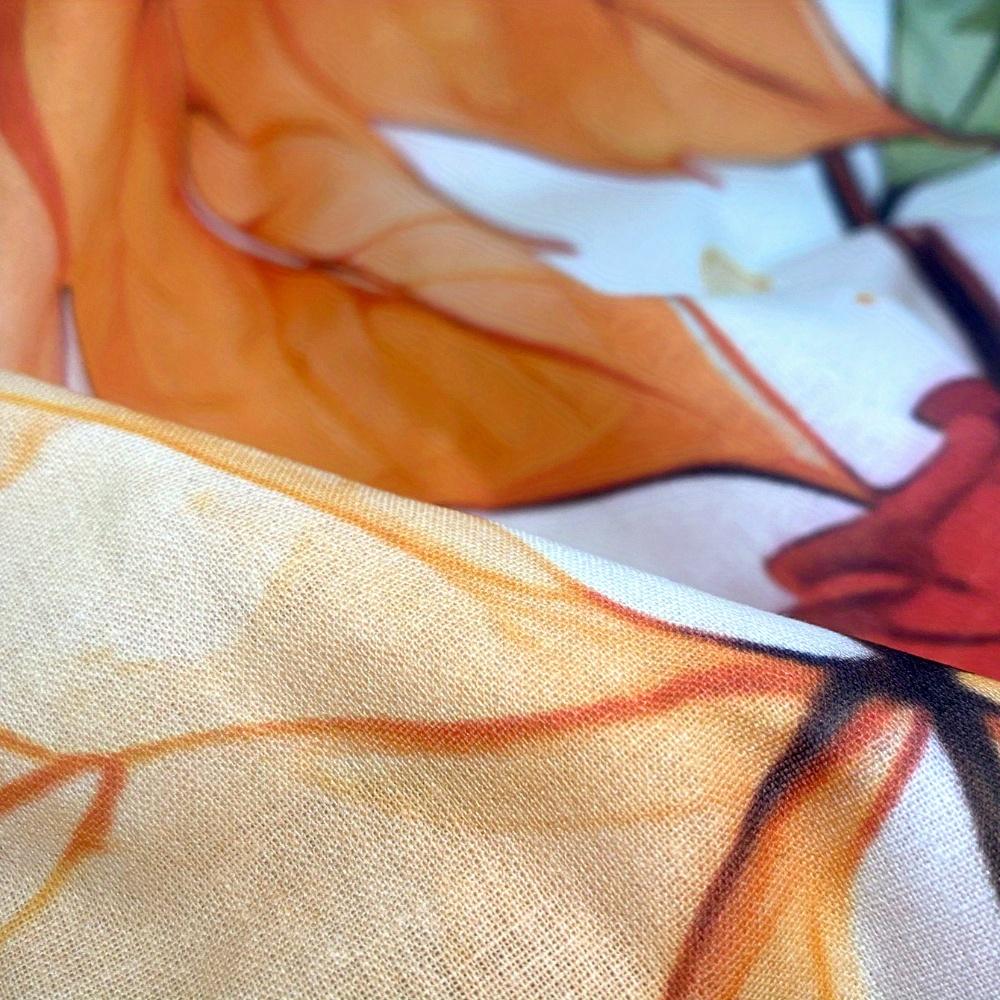 Comforter Fashion Maple Leaf Pattern Digital Printed Bedding Set Colorful Designed And S Light Beige Comfortable