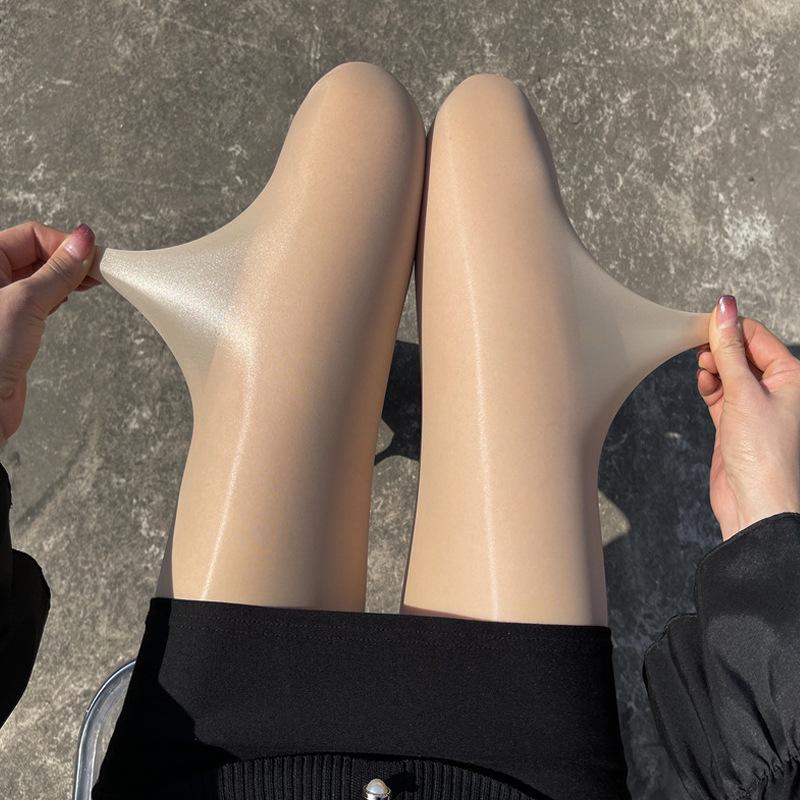 2024 Spring High Waist Oriental Edge Horse Oil Anti-Snag Honey Hip Pantyhose Gift Set