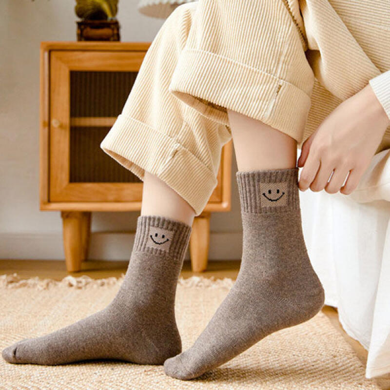 [5-Pair Set] Dizon Basic Warm Winter Socks Set Basic 5-piece set