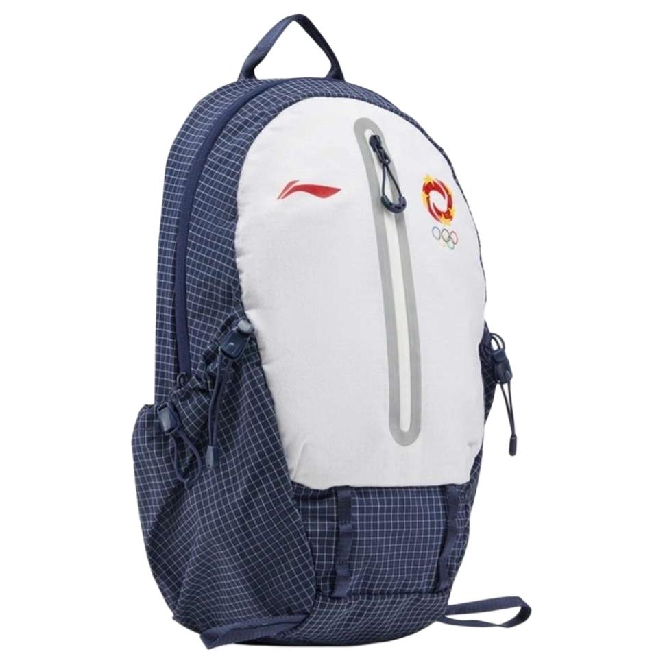 Li Ning Polyamide Backpack Unisex Blue & White ABSV627-1