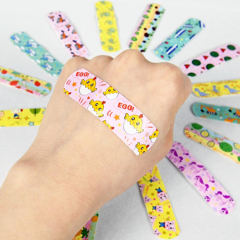 Waterproof & Breathable Cute Cartoon Band-Aids: Transparent, Hemostatic Adhesive for Kids, Prevents Foot Rubbing