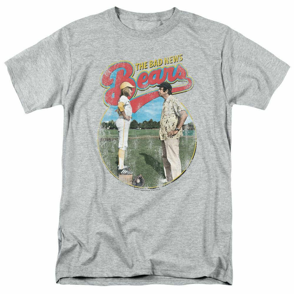 

26 The Bad News Bears Vintage T Shirt Mens Licensed Retro Movie Tee Sport Gray Unisex T-Shirt XL