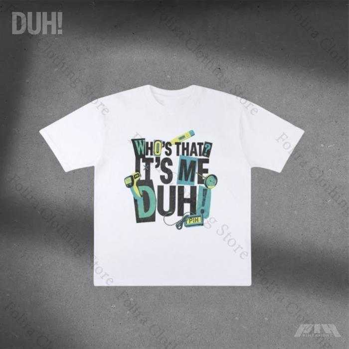 P1Harmony Kpop DUH Series Tshirt for Fans Summer Short Sleeve Tee Print Tshirts for Unisex Women Streetwear Cotton Tops for Daily