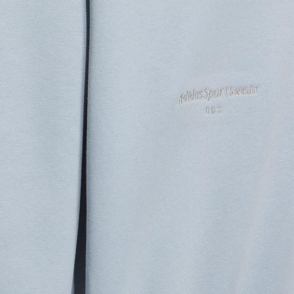 Adidas Small Logo Fleece Crew Sweatshirt Women Sweatshirt Light-Blue IX6791