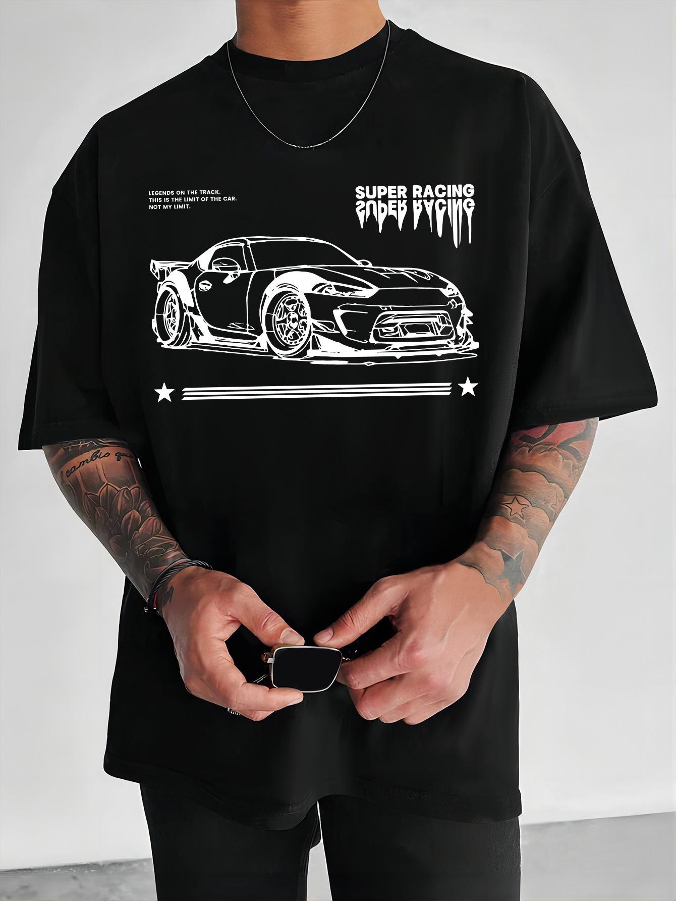 Casual Graphic T-shirt - 100% Polyester M