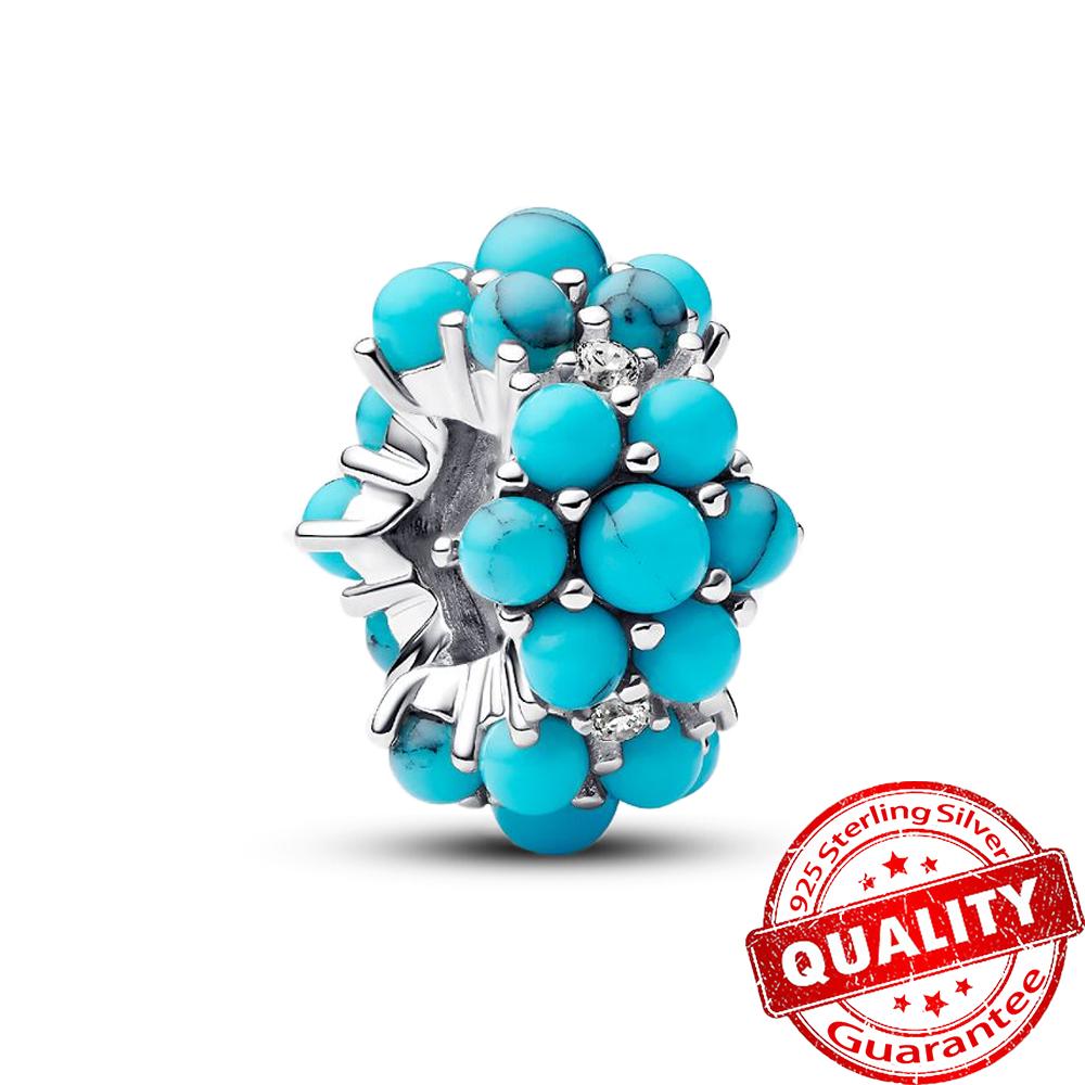 Copper Starfish Beads & Butterfly & Dragonfly Dangle Charm Fit Snake Bracelet Boutique Necklace Blue Pendant Gift